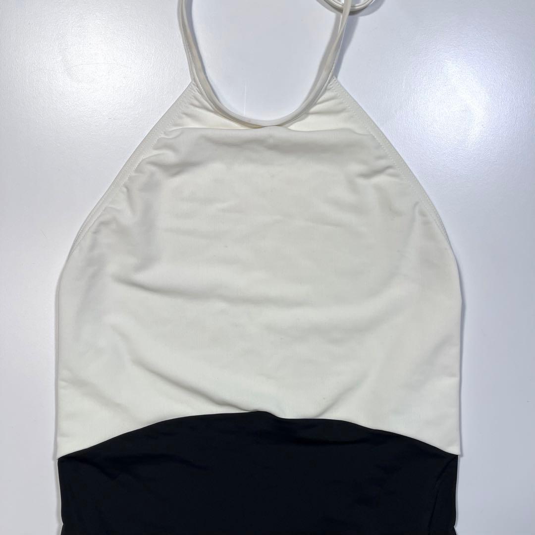 Vintage CHANEL 95P ココマーク 刺繍 バイカラー 水着