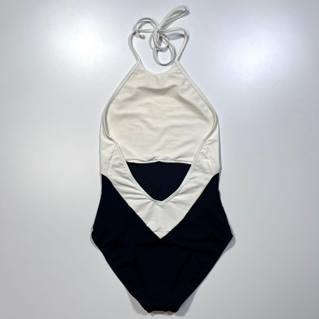 Vintage CHANEL 95P ココマーク 刺繍 バイカラー 水着