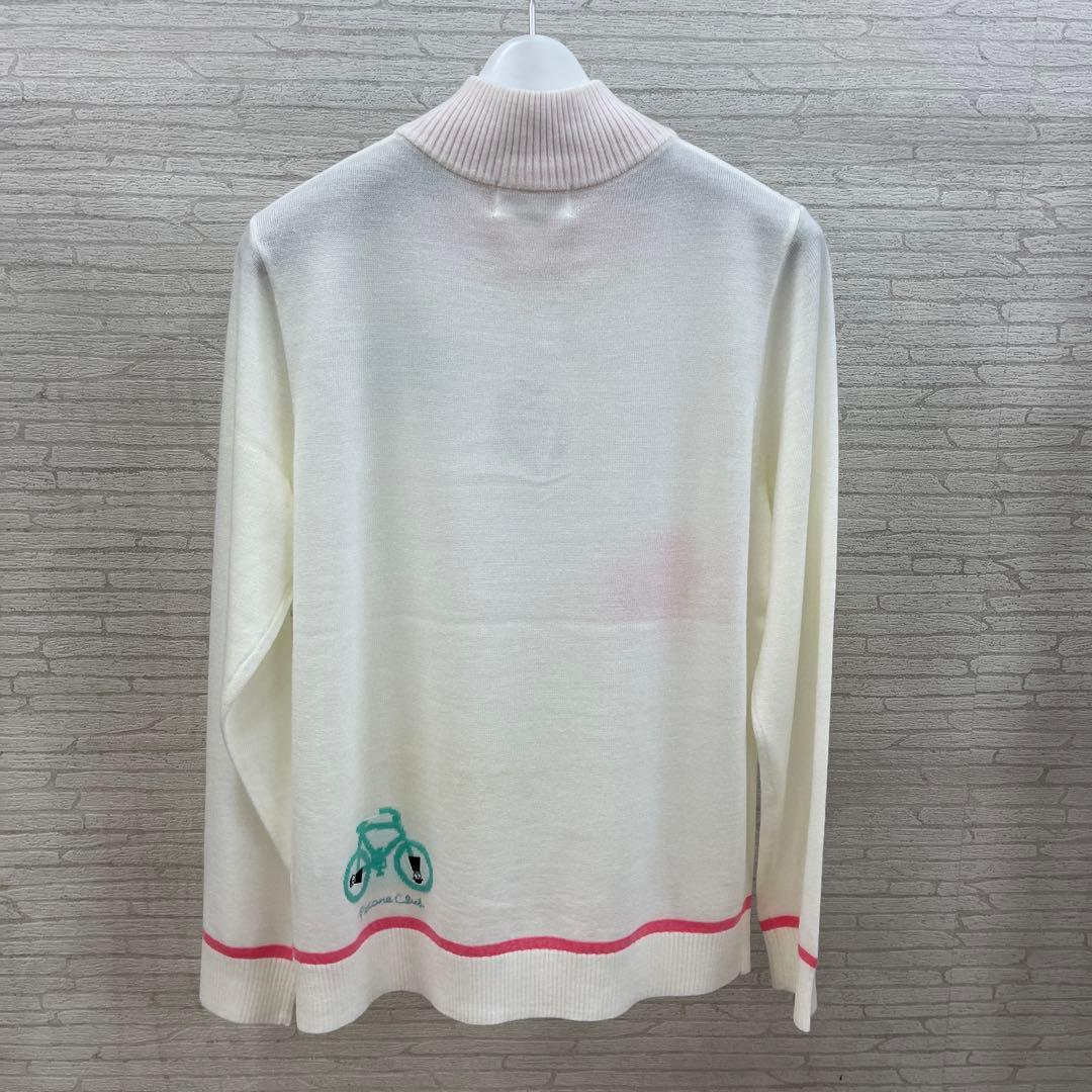 Picone Club 自転車刺繍 ハイネックセーター サイズM