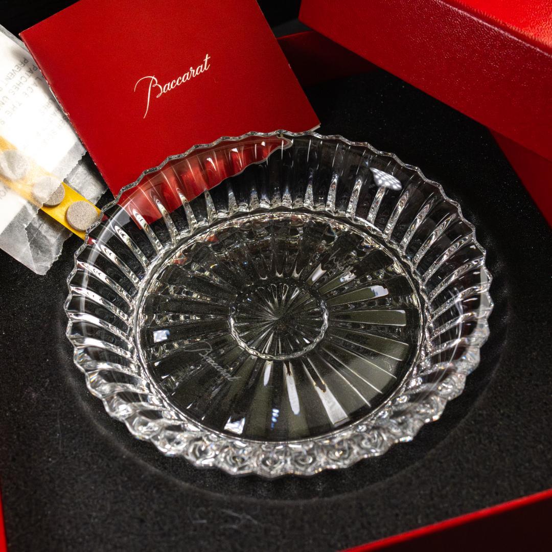 チェリー様【未使用】Baccarat バカラ プレート ミルニュイ　ディッシュ