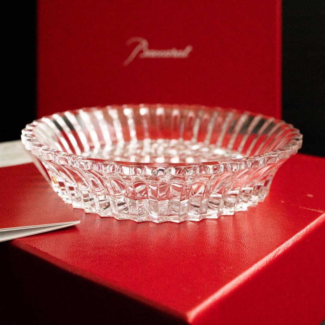 チェリー様【未使用】Baccarat バカラ プレート ミルニュイ　ディッシュ