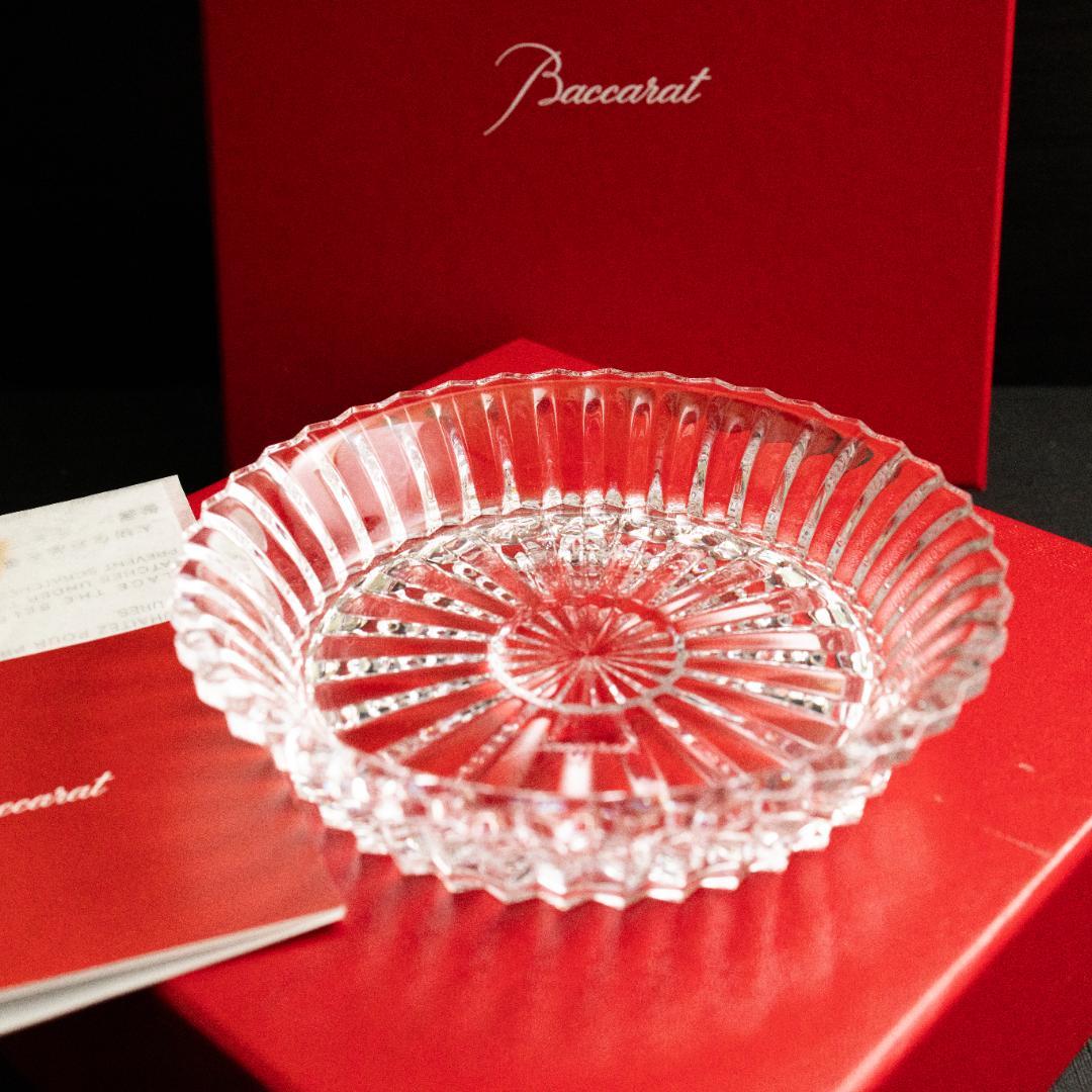 チェリー様【未使用】Baccarat バカラ プレート ミルニュイ　ディッシュ