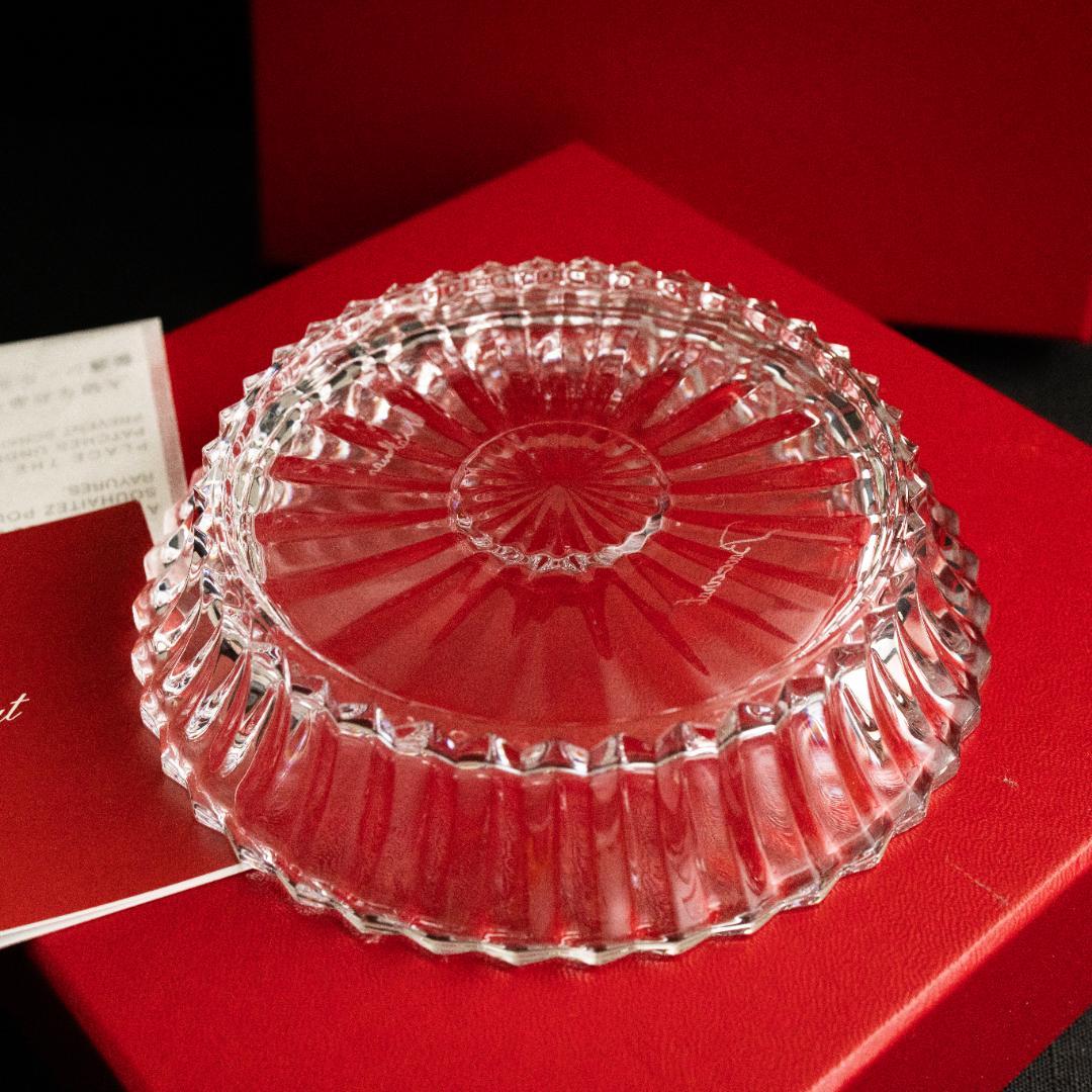 チェリー様【未使用】Baccarat バカラ プレート ミルニュイ　ディッシュ