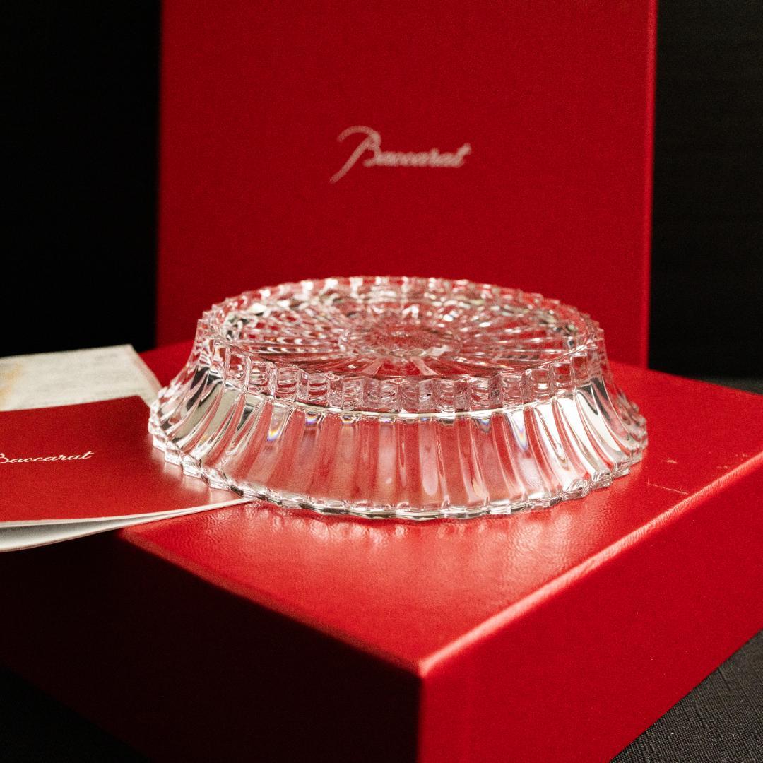 チェリー様【未使用】Baccarat バカラ プレート ミルニュイ　ディッシュ