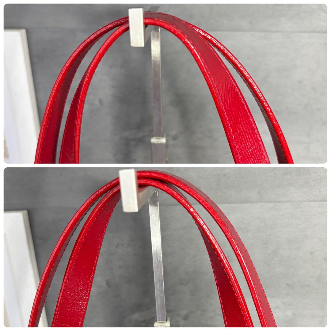 BURBERRYS トートバッグ シャドーホース キャンバス ノバチェック 赤