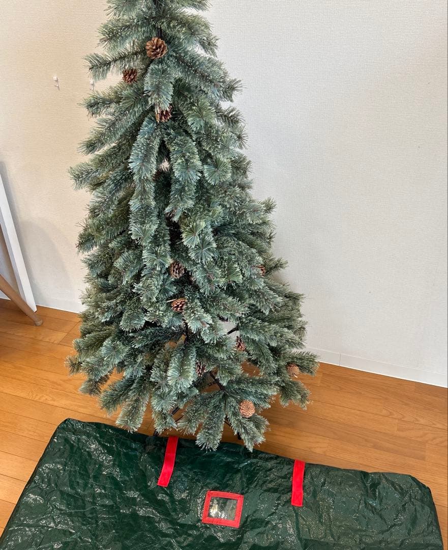 アルザス風　クリスマスツリー 150cm 2023年購入　収納袋付き！