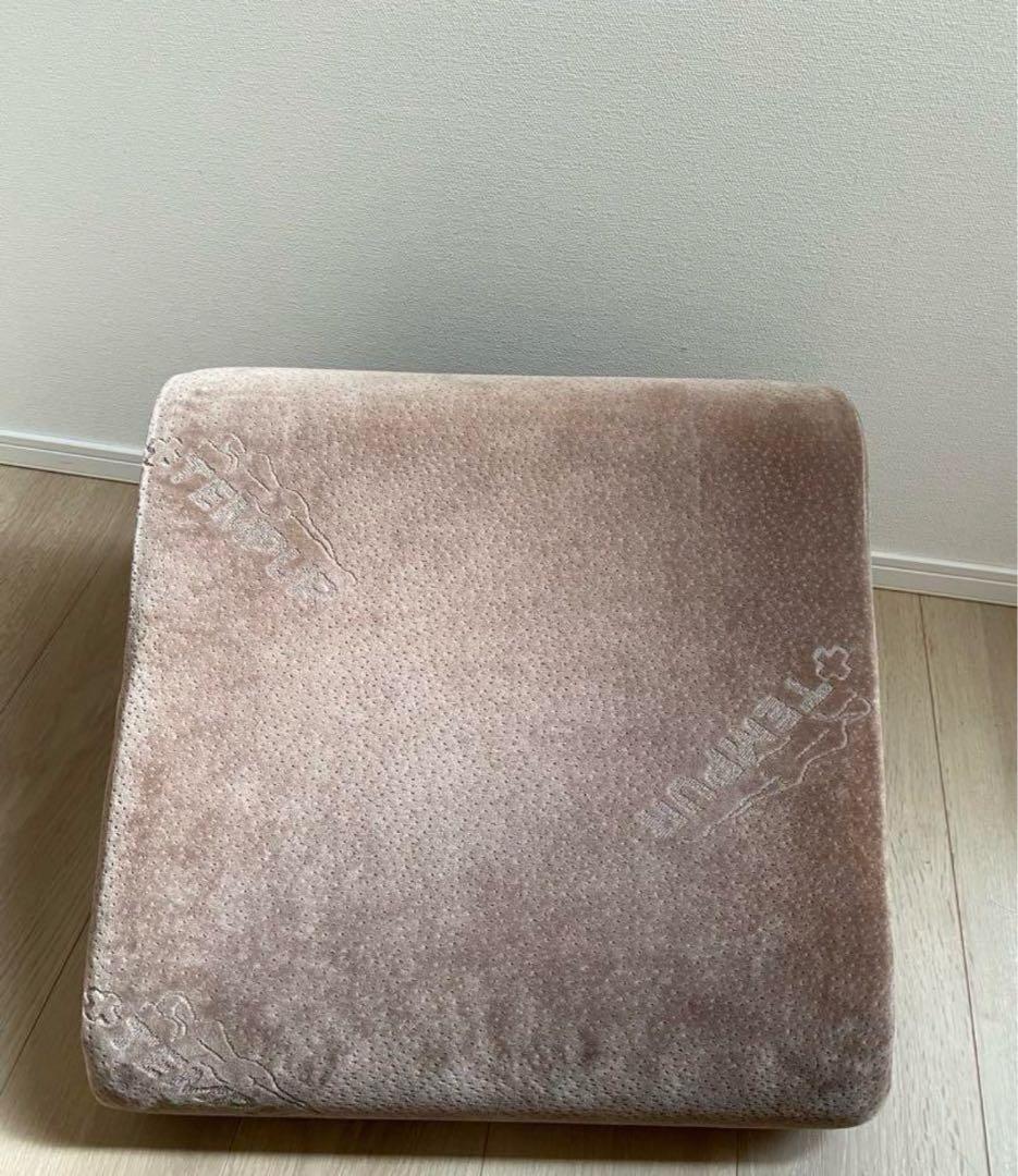 テンピュール　ベッドウェッジ　TEMPUR ブラウン ファスナー付き