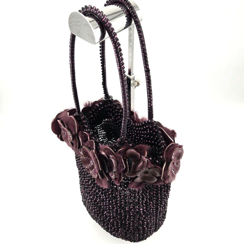 稀少　ANTE PRIMA　アンテプリマ　ワイヤーバッグ　FIORI　フラワー