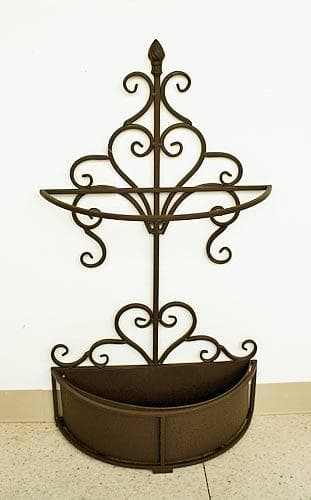 コーナー アンブレラスタンド 傘立て アイアン 半月型 CIE-45