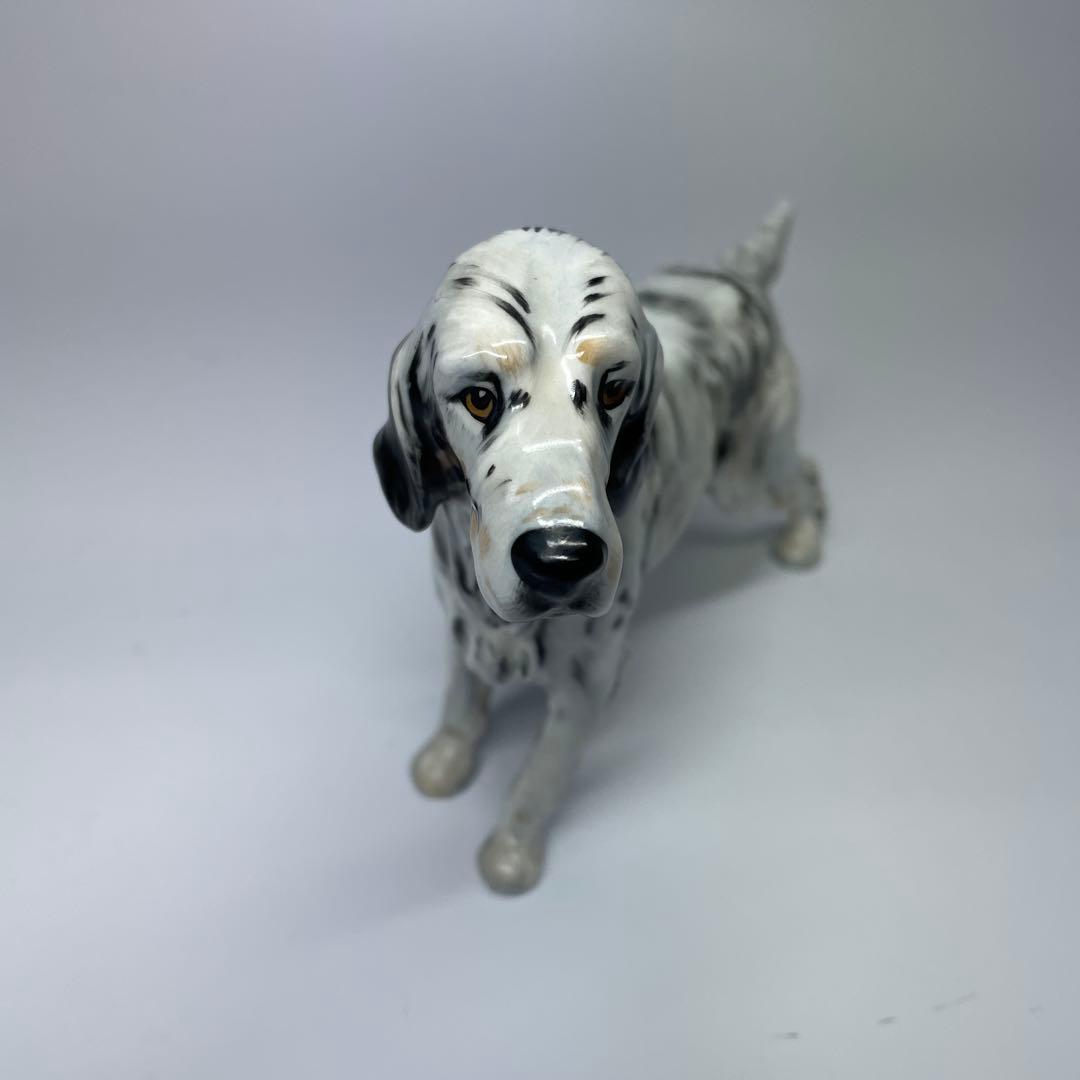 ロイヤルドルトン   イングリッシュセター 陶器　犬
