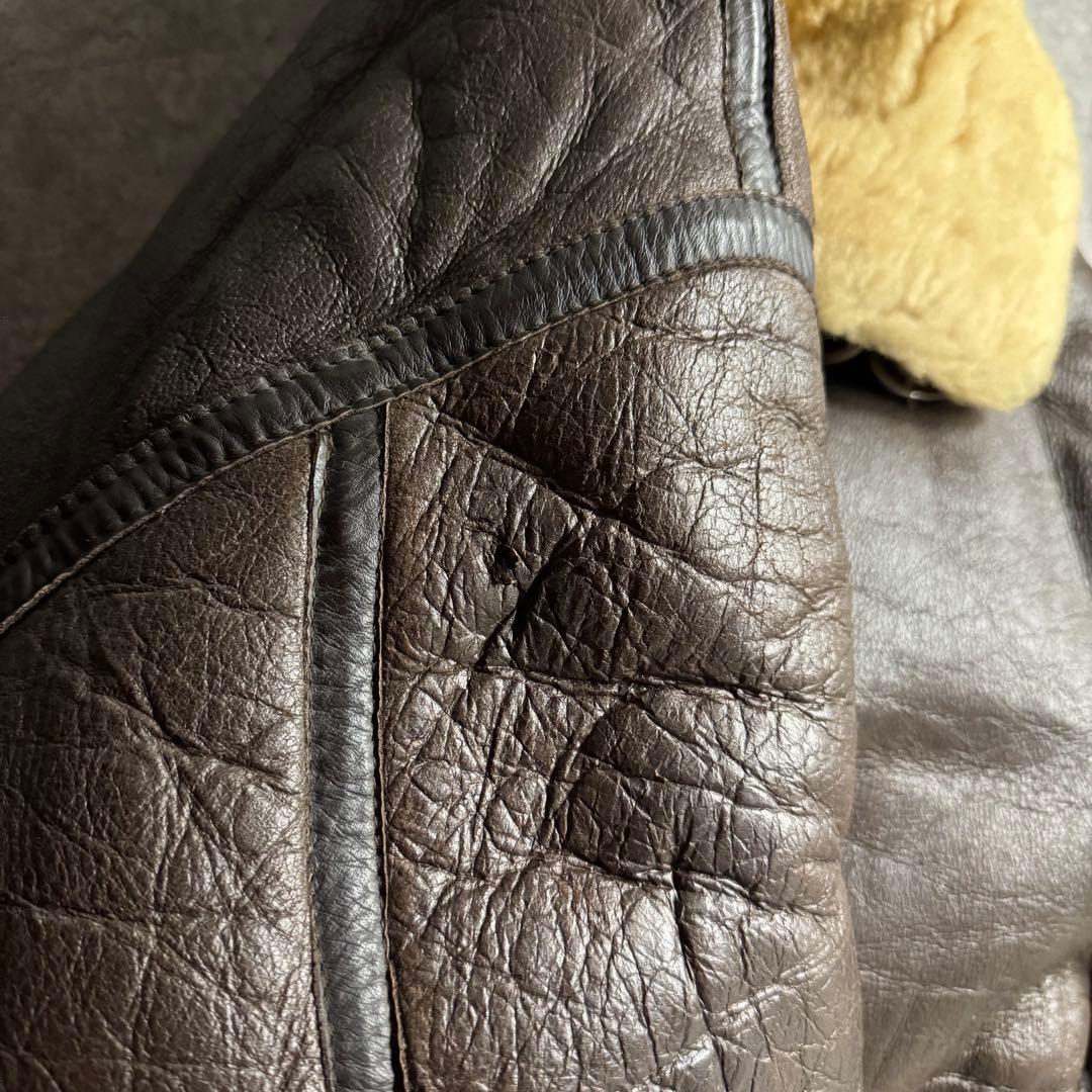 【90s vintage】フライトジャケット　B3 M ムートンジャケット　ボア