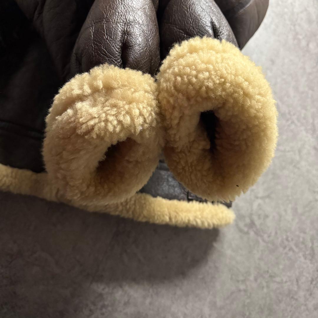 【90s vintage】フライトジャケット　B3 M ムートンジャケット　ボア