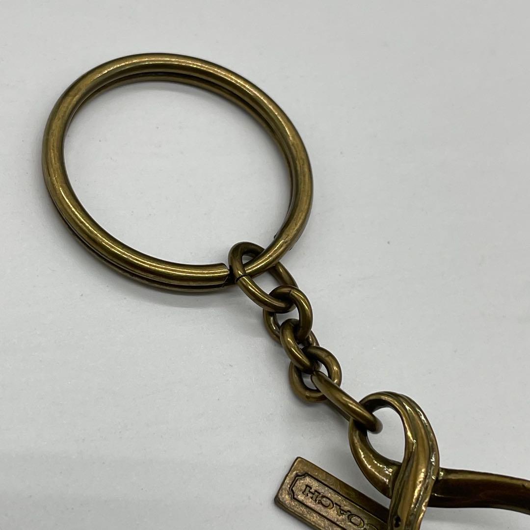 オールドコーチ　キーホルダー　バケツバッグ 真鍮製　ゴールド色　希少レア