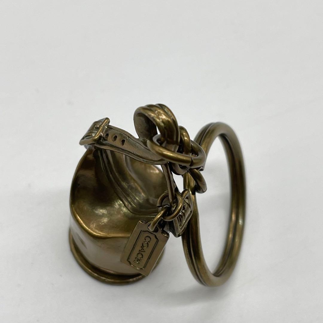 オールドコーチ　キーホルダー　バケツバッグ 真鍮製　ゴールド色　希少レア