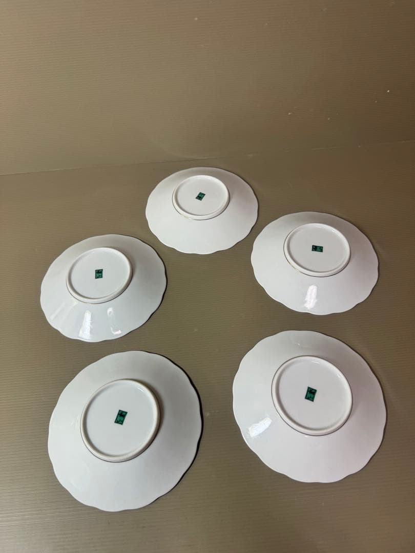 2815 有田焼　翔山　金彩　銘々皿　5枚セット　未使用