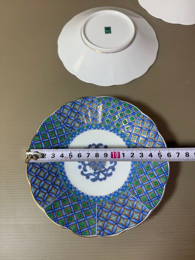 2815 有田焼　翔山　金彩　銘々皿　5枚セット　未使用