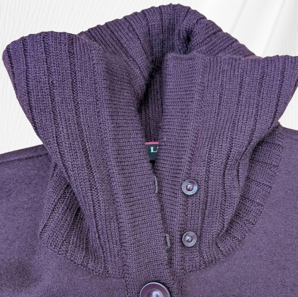 LEONARD レオナール コート パープル系 花柄 ４２サイズ