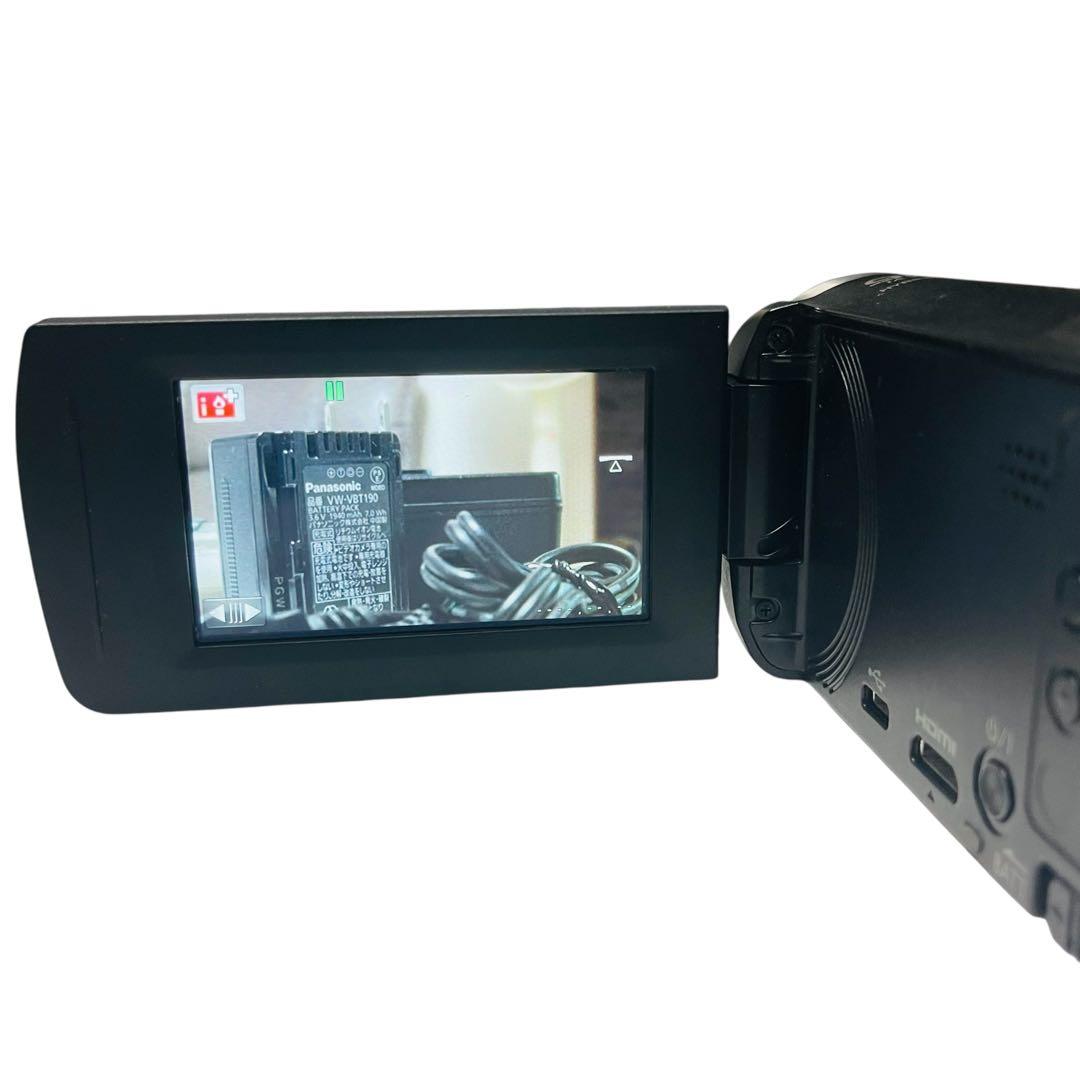 美品✨Panasonic HC-V360 ビデオカメラ ACケーブル バッテリー