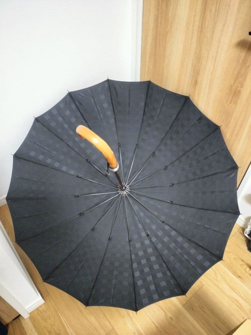 【ほぼ新品】前原光榮商店 16本傘 黒