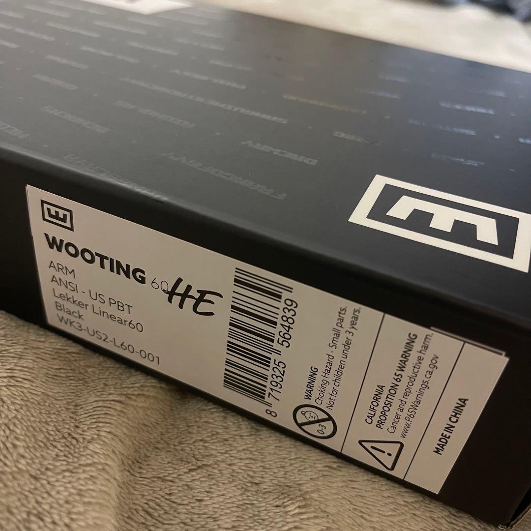 Wooting 60HE 【英語(US)配列】美品