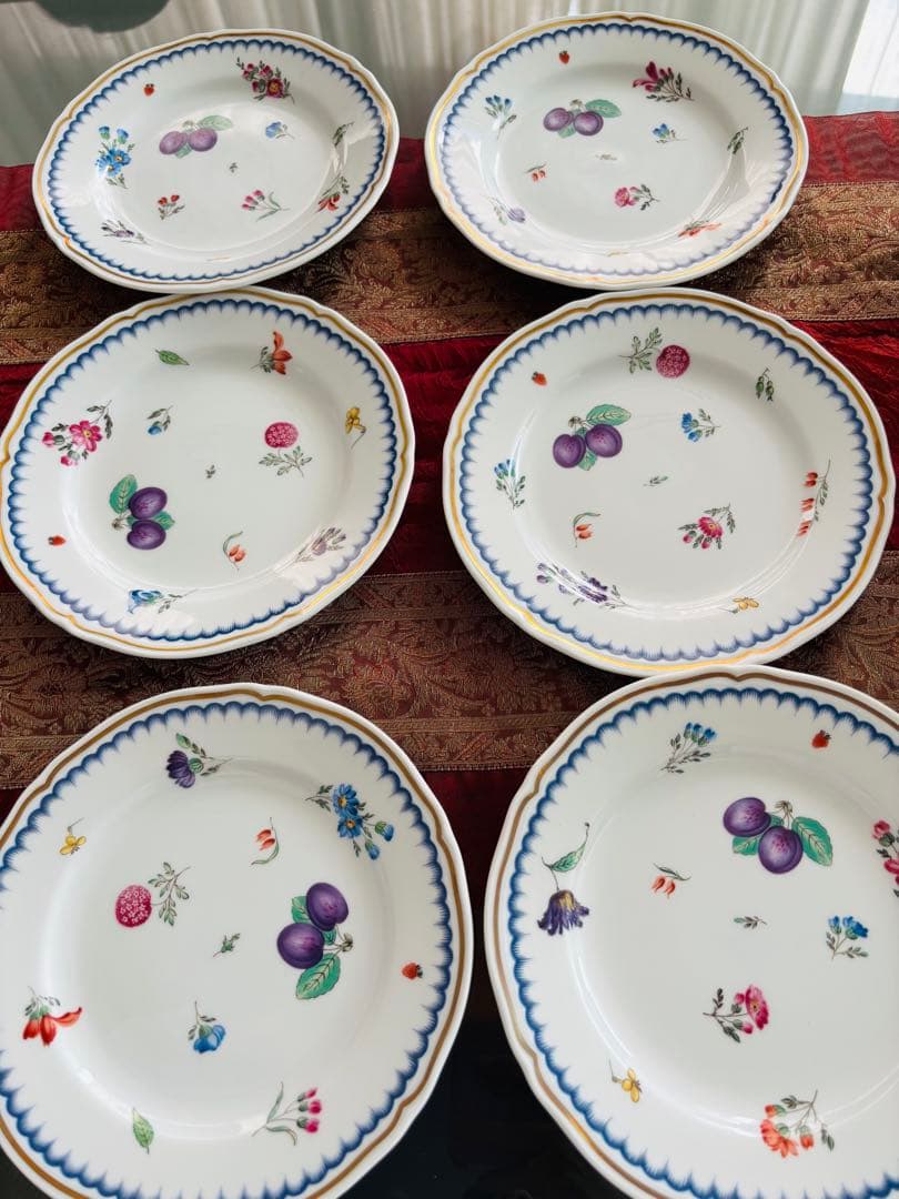 リチャード ジノリ イタリアンフルーツ プレート 皿 19cm 6枚セット 1