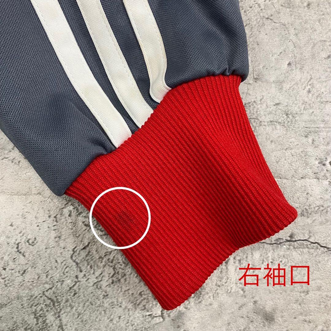 adidas リヴァプールFC トラックジャケット 日本製 古着 刺繍 赤 L