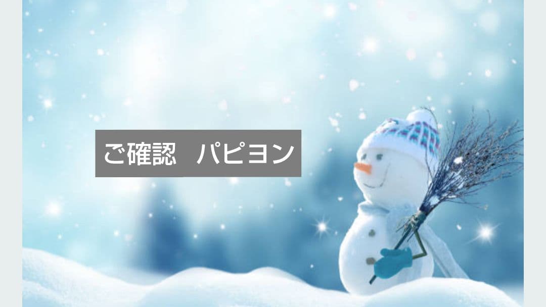 ご確認　パピヨン