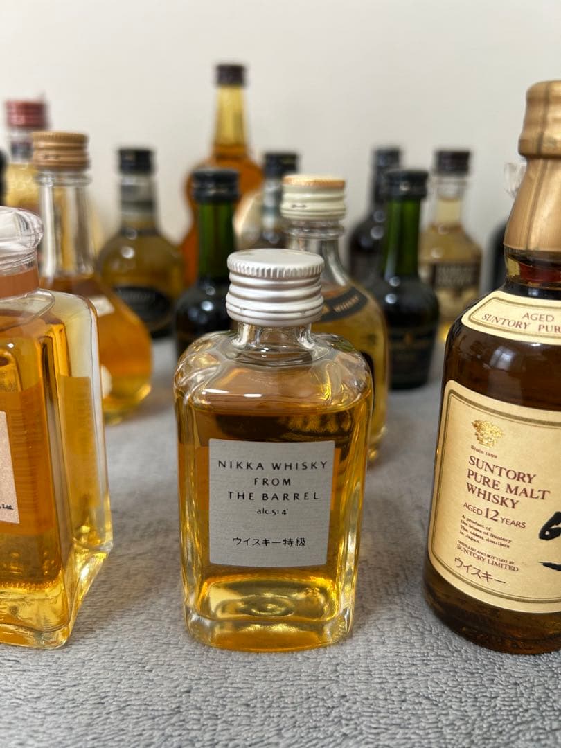 ウイスキー & ブランデー　ミニボトルセット