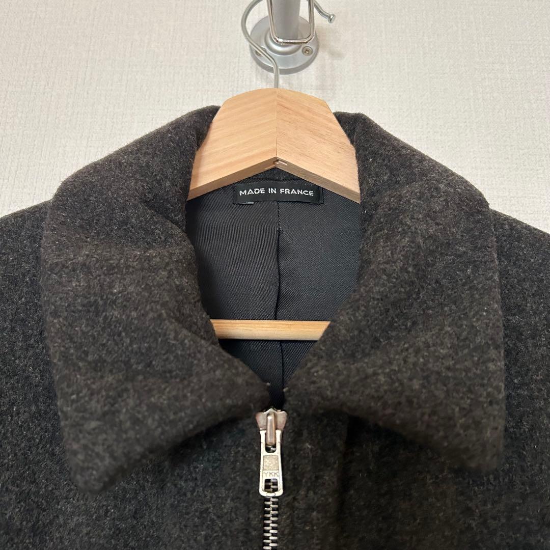 90s agnes b. HOMME wool zip jacket フランス製