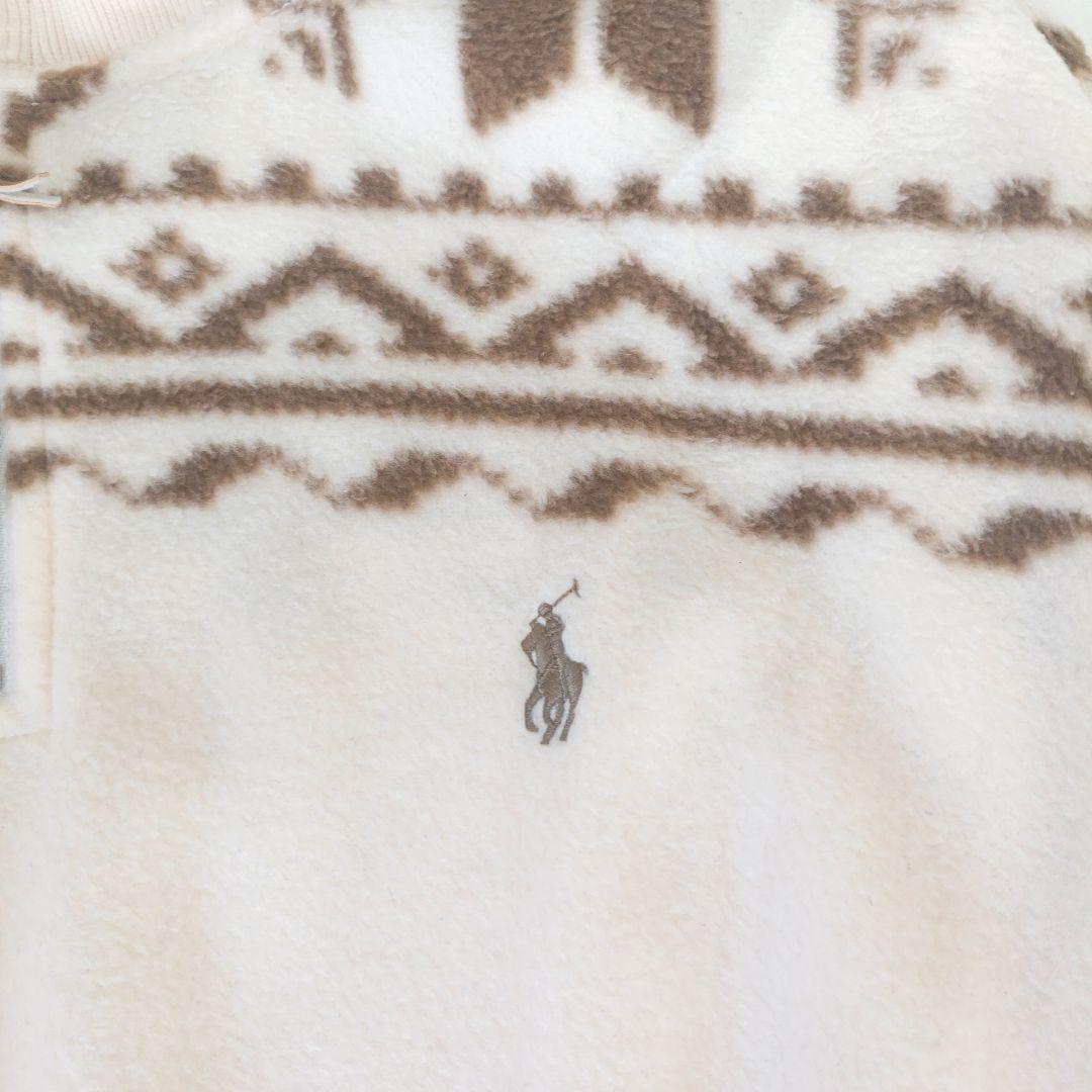 ポロラルフローレン❁フェアアイル柄 フリース ポニー刺繍 大きいサイズ 現行