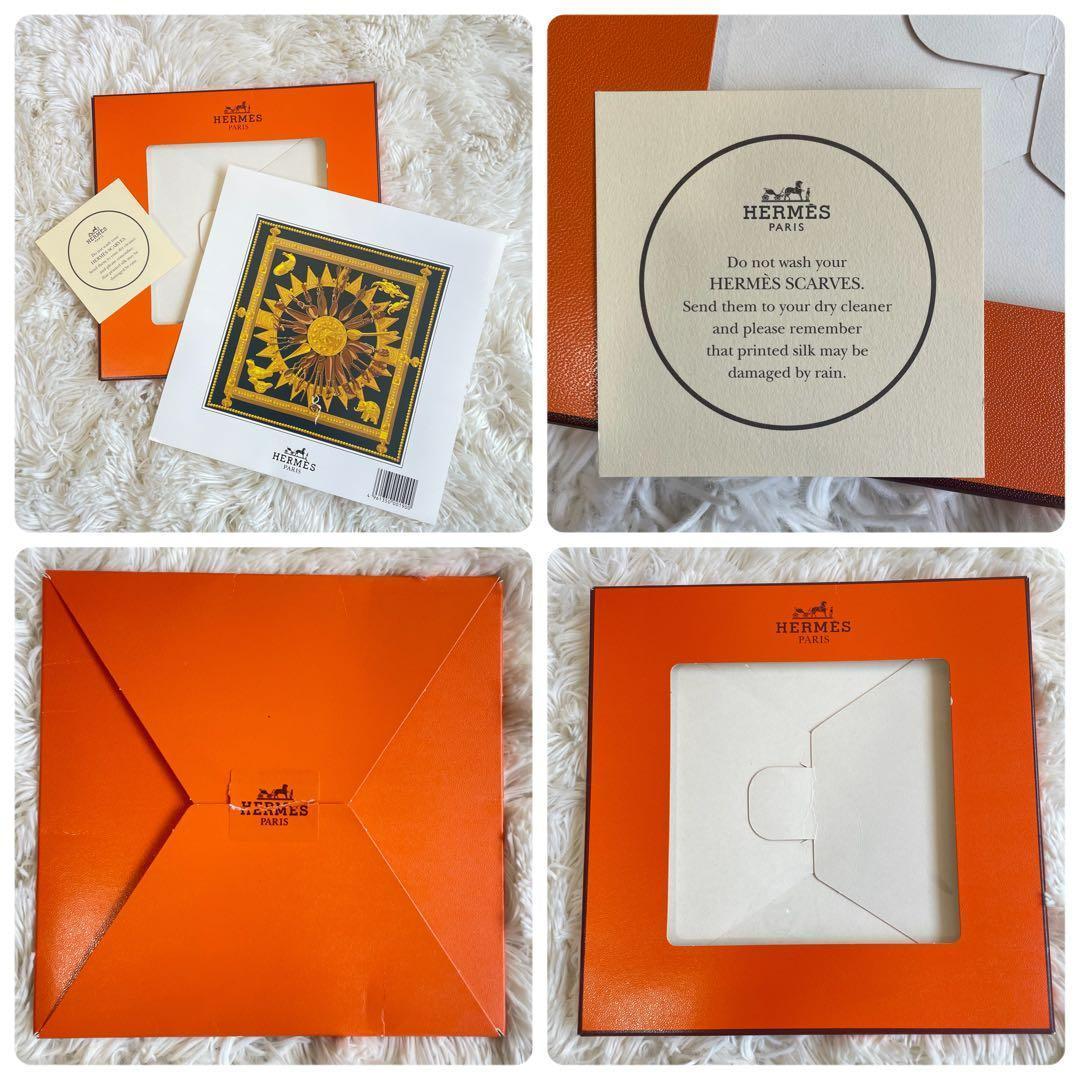 未使用級✨ エルメス カレ90 アフリカのスプーン スカーフ シルク 箱付き