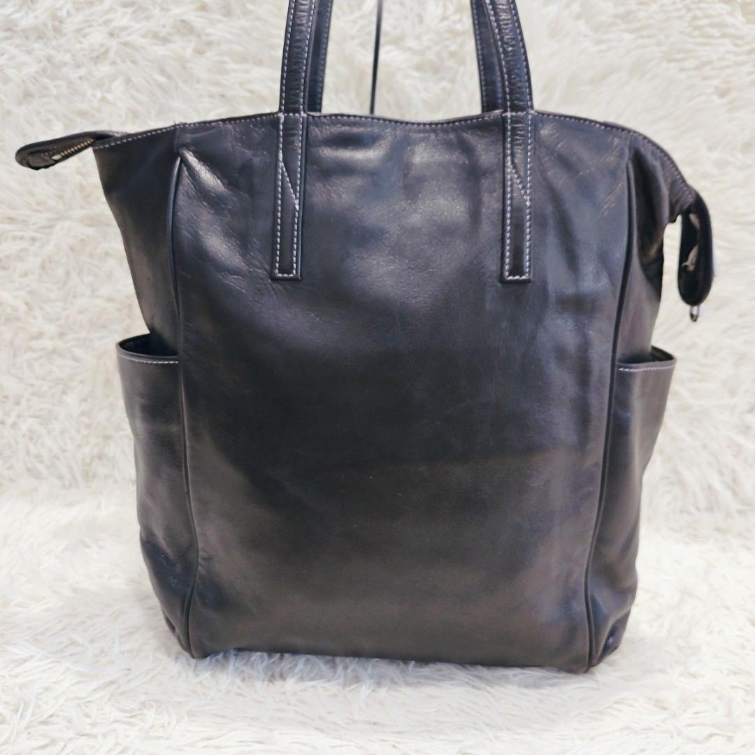 美品 aniary アニアリ トートバッグ 肩掛け 大容量 A4 黒 ブラック