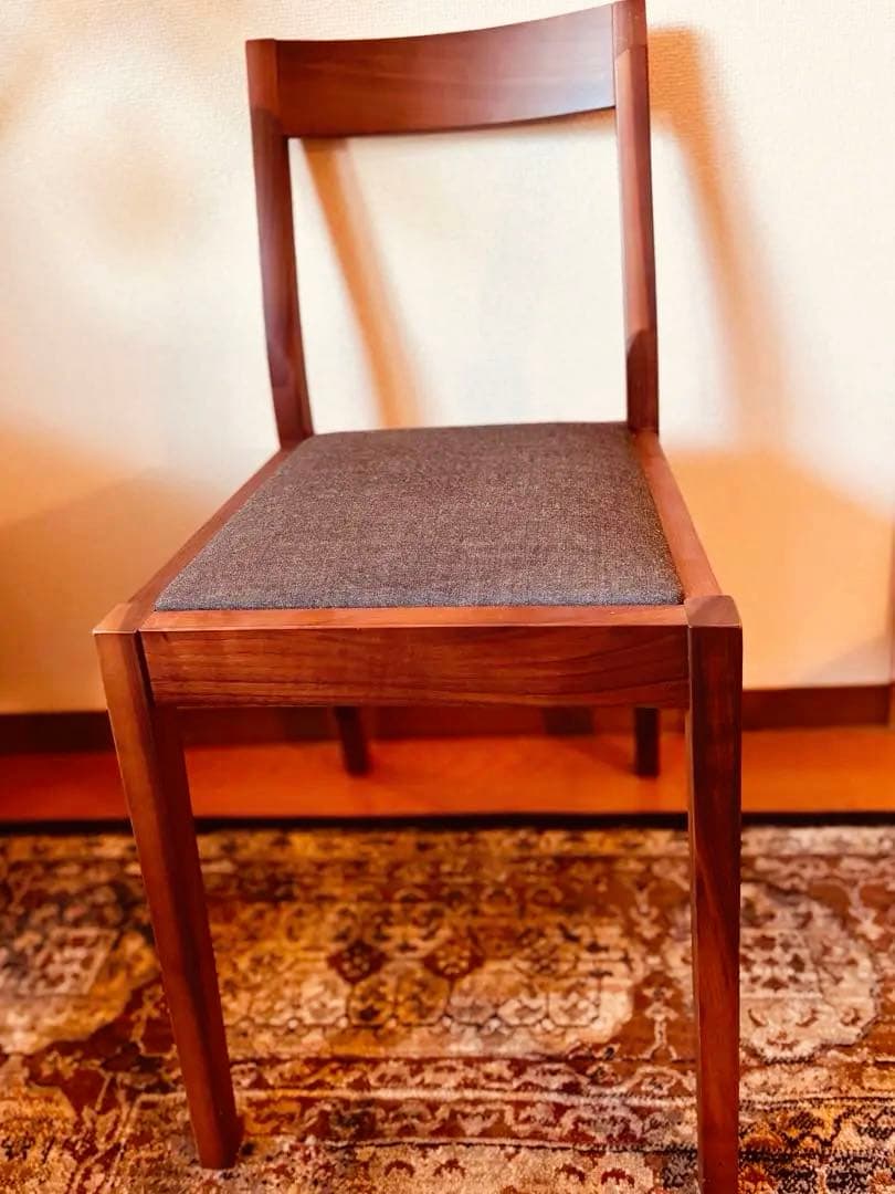 ☘️送料込⭐️美品⭐️廃盤希少⭐️無印良品⭐️ウォールナット材チェア⭐️