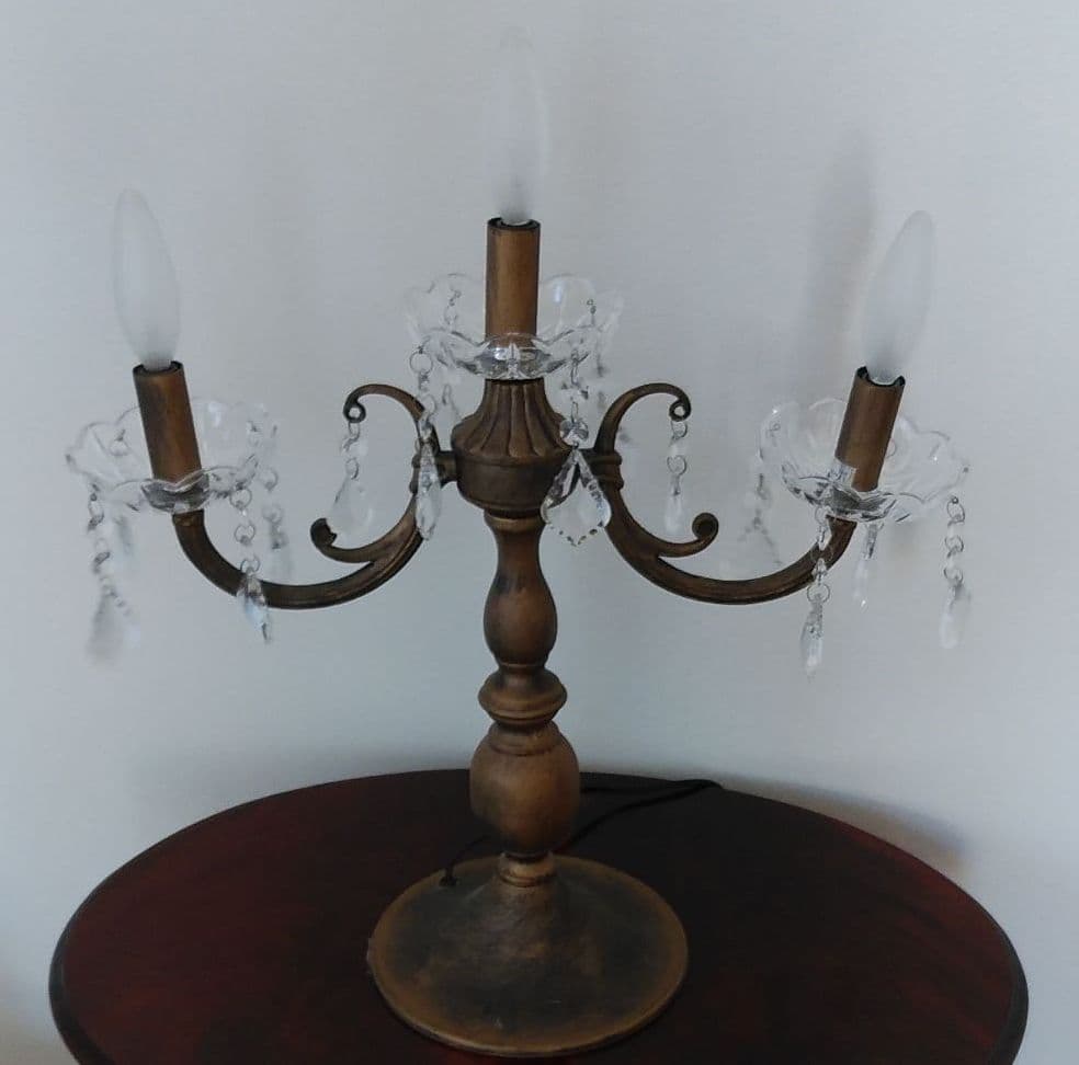 アンティーク調　３灯間接照明