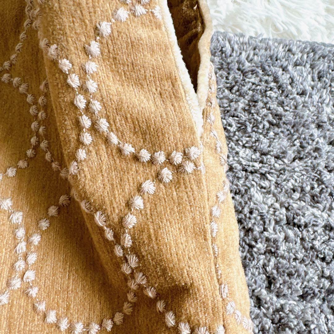 ミナペルホネン ワンピース ノースリーブ タンバリン 総柄 ベージュ 38 M