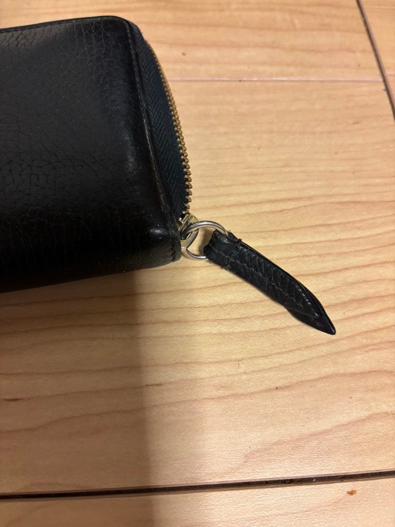 正規品 美品 GUCCIブラックレザー 長財布