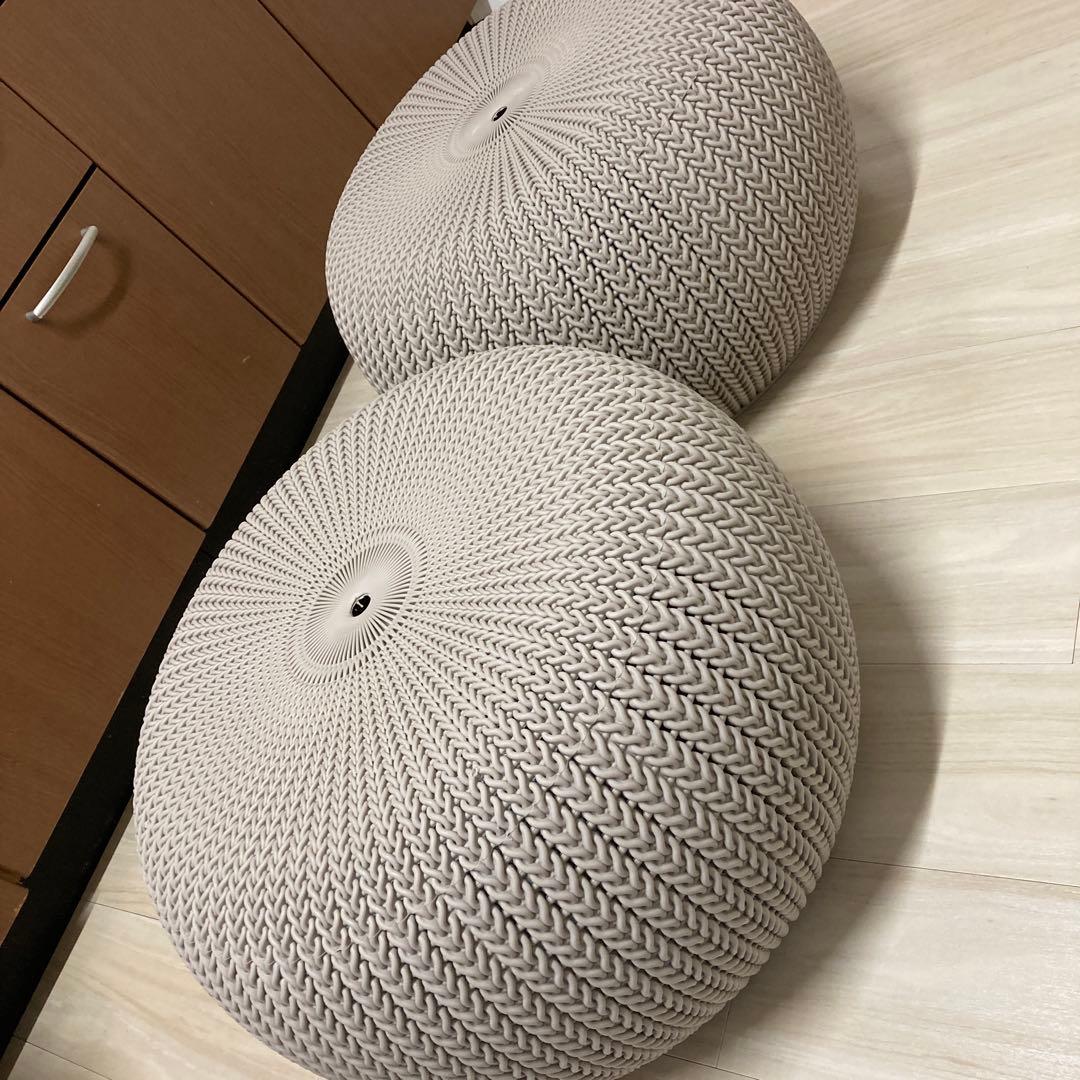 Knit スツール チューン・ブラウン