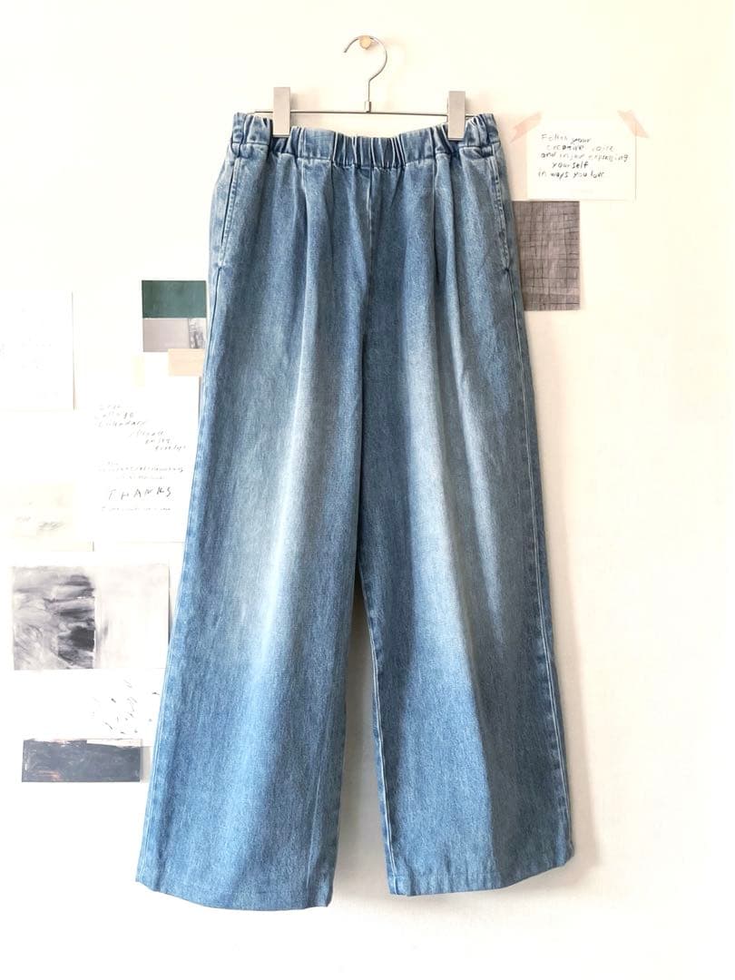 kagure フェードデニムイージーパンツ