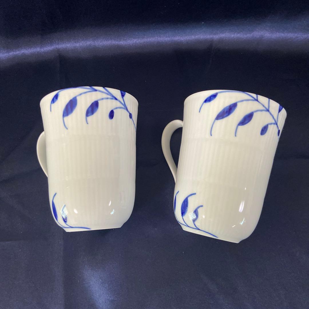 ロイヤルコペンハーゲン　フルーテッド　メガ　4点セット　マグカップ　プレート