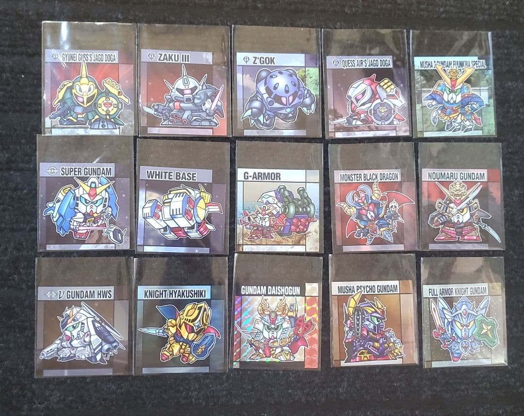 元祖SDガンダムスナックⅡ　シール コンプリート33種