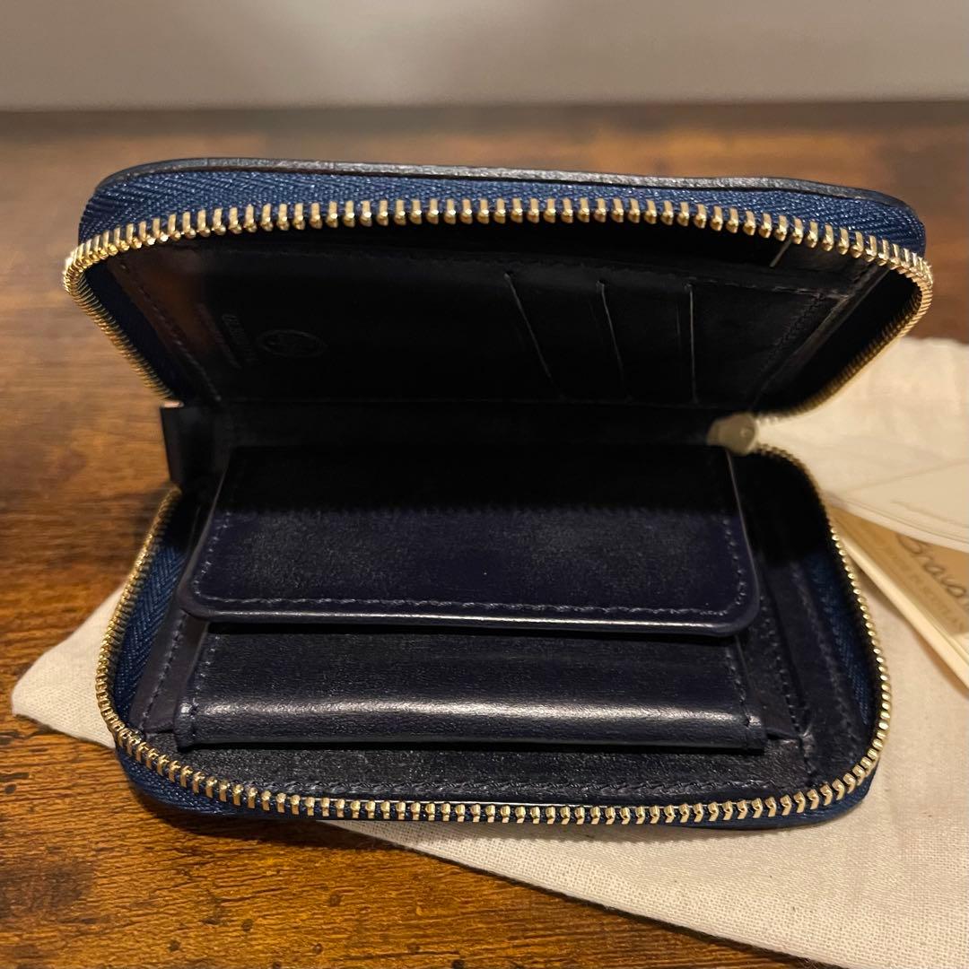 本日まで限定値下げ！【未使用 保証書有り】グレンロイヤル　二折りジップウォレット