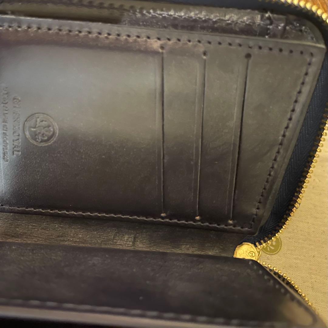 本日まで限定値下げ！【未使用 保証書有り】グレンロイヤル　二折りジップウォレット