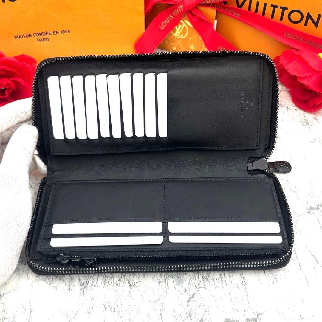 【ICタグ付き】 ルイヴィトン モノグラム シャドウ ヴェルティカル 長財布