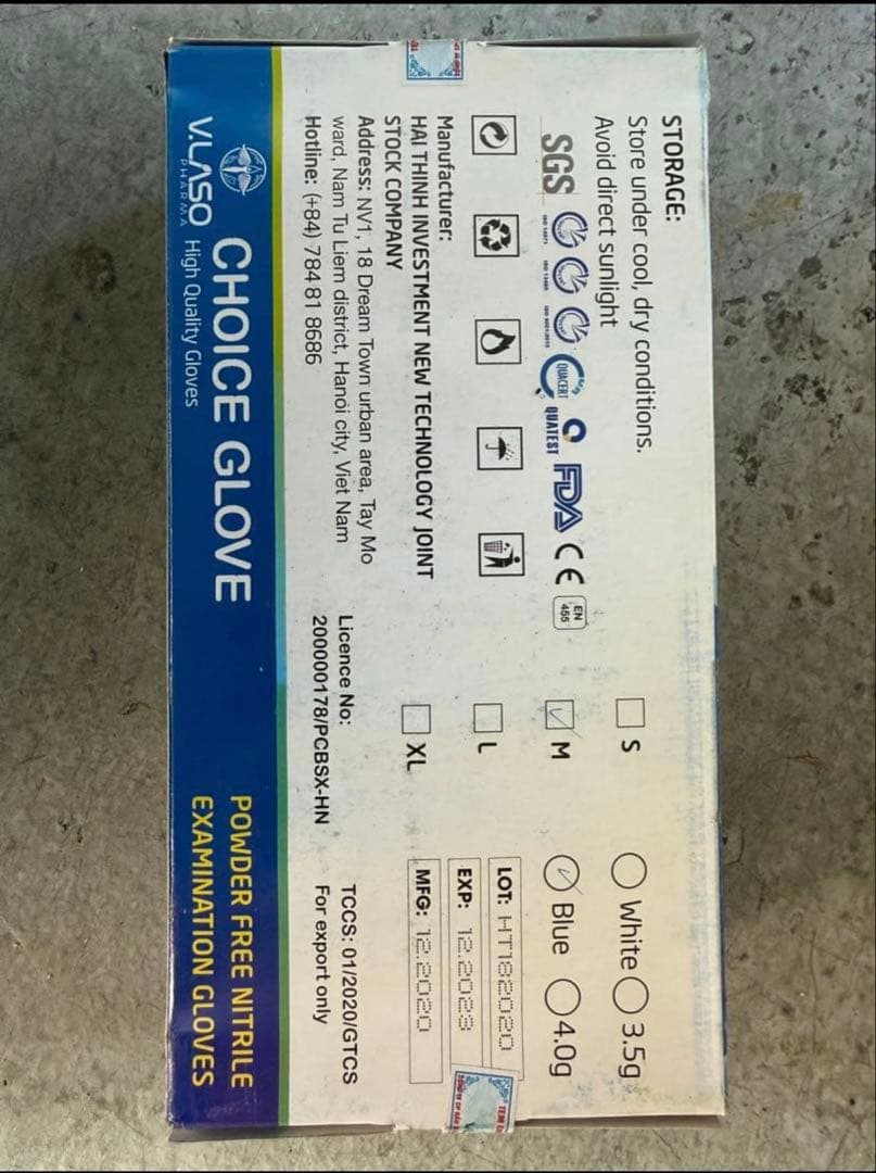 ニトリルグローブ 4000枚　Mサイズ