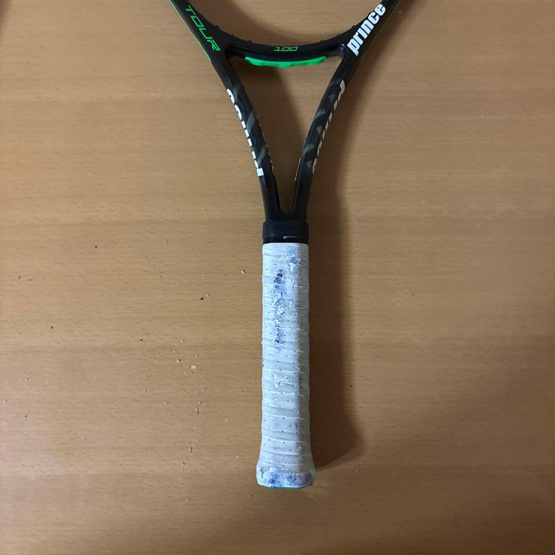 【中古】prince TOUR 100 Textreme テニスラケット　3本