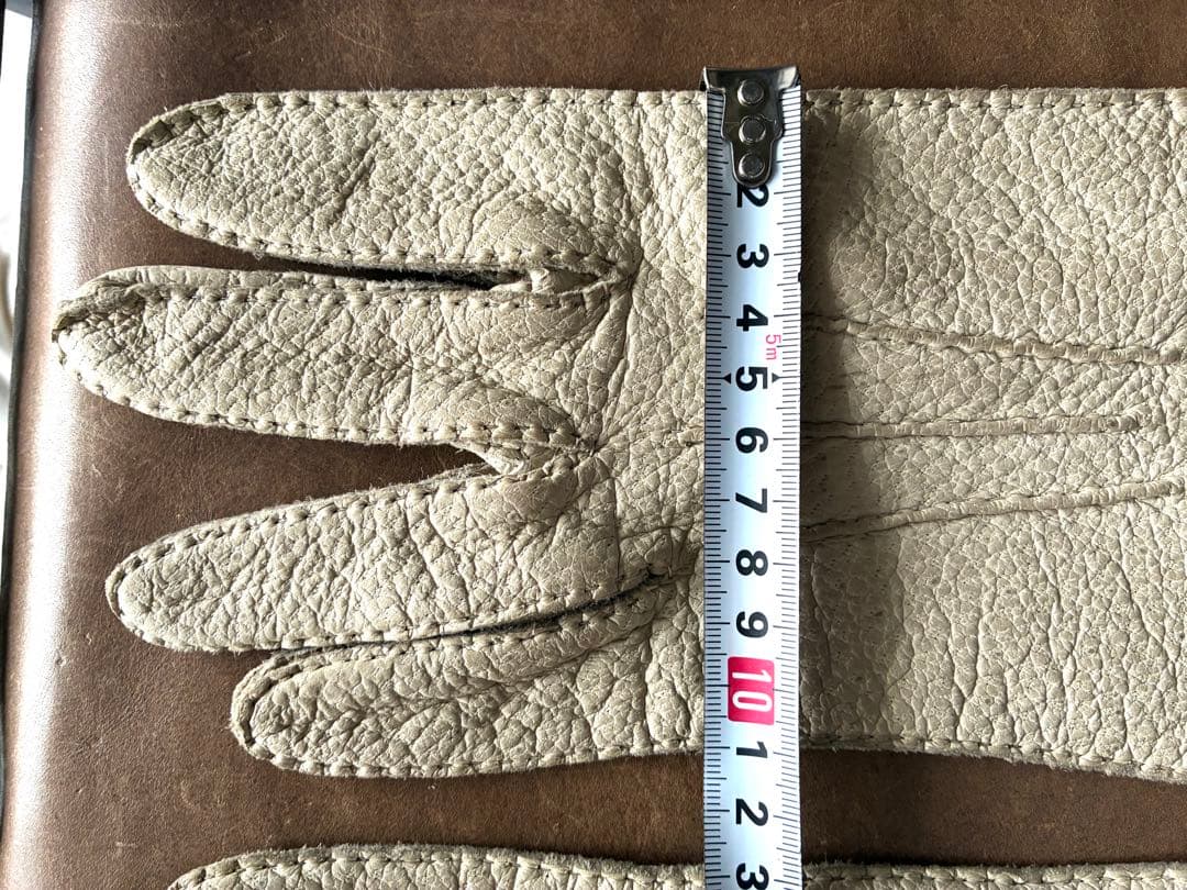 ROX ペッカリー レザー グローブ ホワイト【サイズ8】【メンズ】