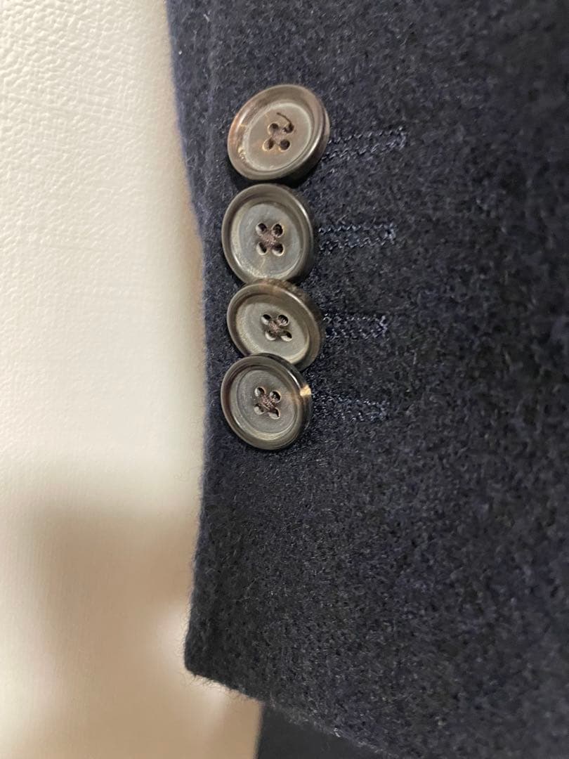 破格！美品　ラルディーニ　チェスターコート　44 ダークネイビー