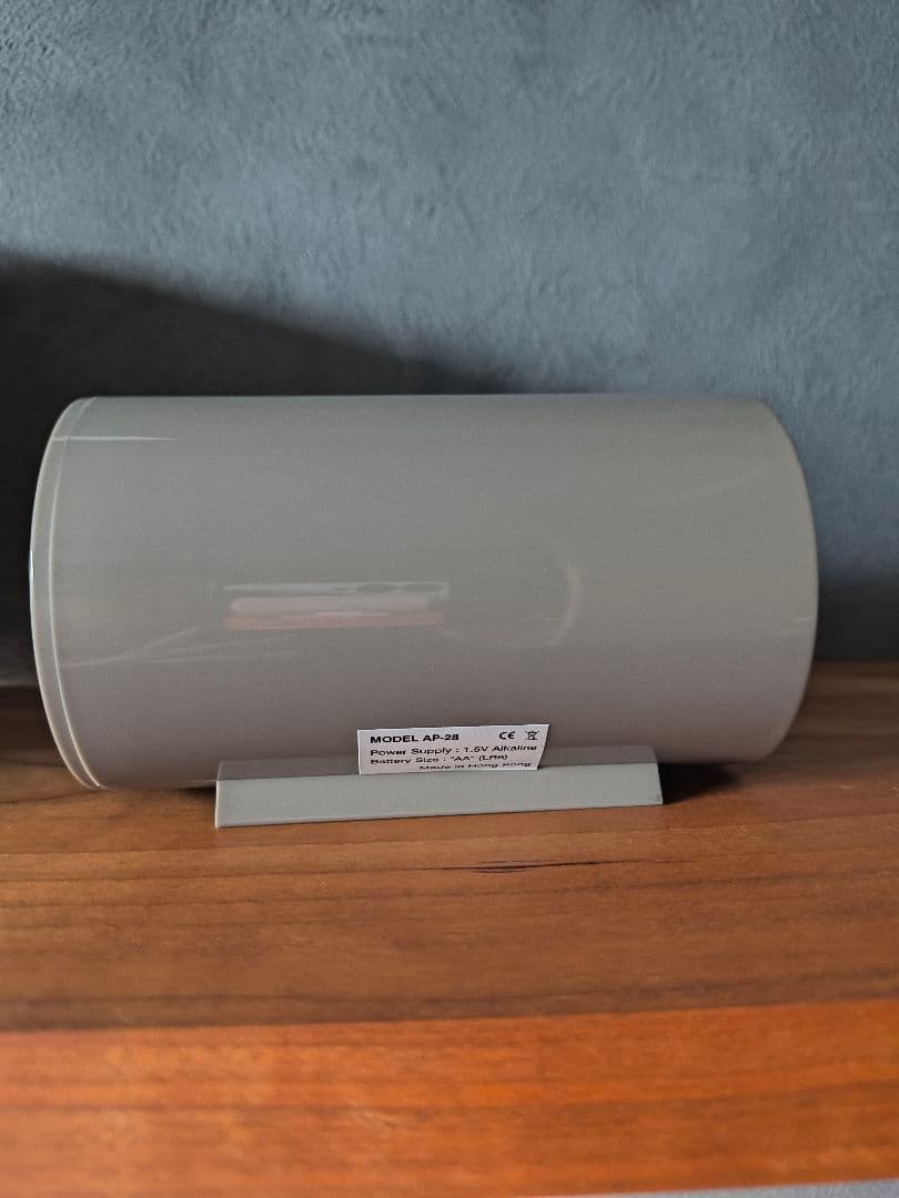 TWEMCO デジタルアラーム時計 AP-28 グレー