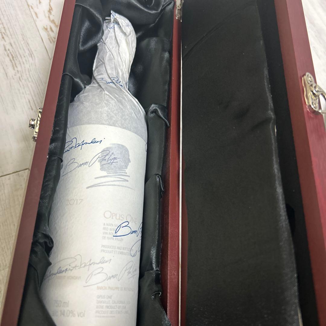 【新品未開封 木箱付き】Opus One 2017 赤ワイン