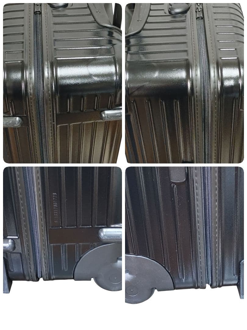 【希少】 RIMOWA サルサ2輪 縦開き キャリーケース 黒　63L　廃盤